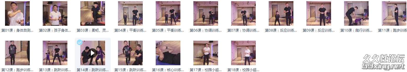 18节儿童体能课全套.png